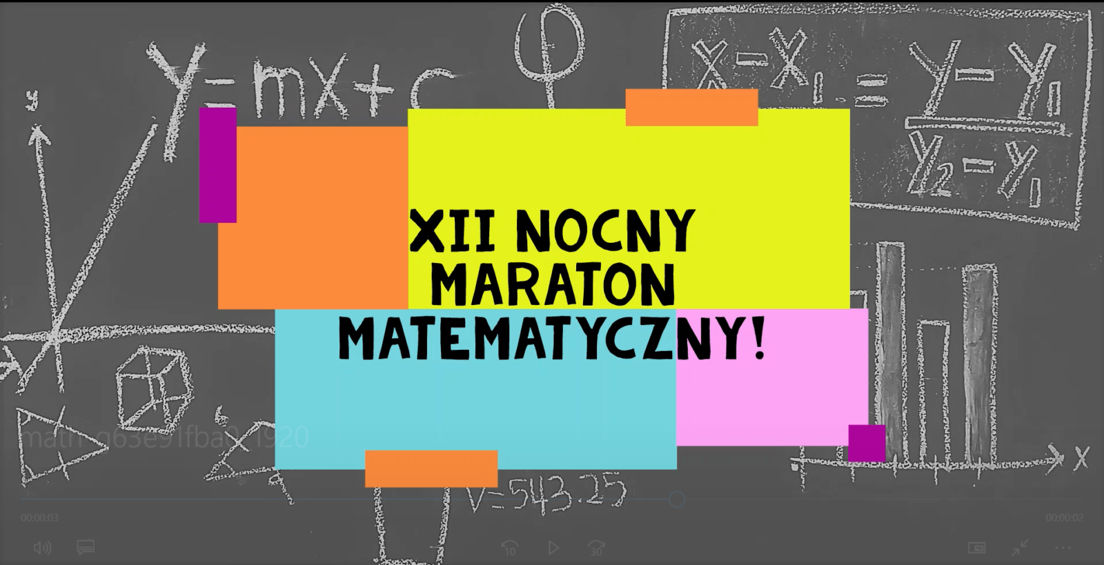 XII Nocny Maraton Matematyczny!